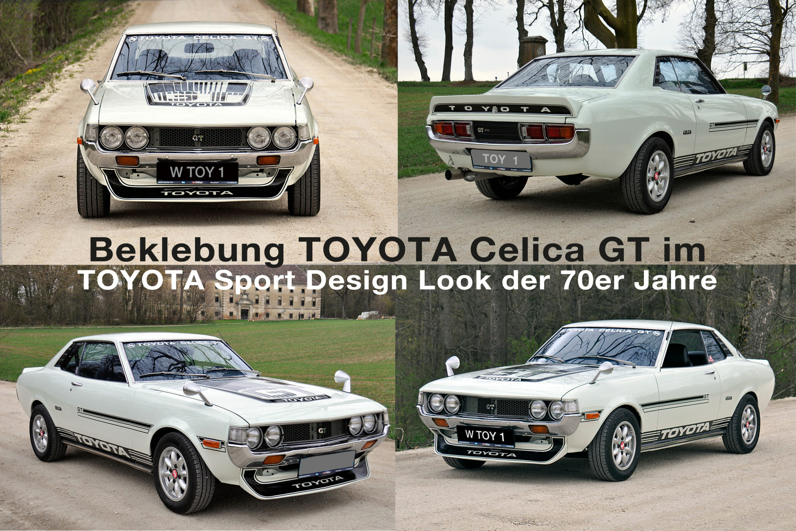 Toyota Celica GT im Sport Desgin Look der 70er Jahre
